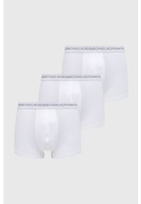 MICHAEL Michael Kors bokserki (3-pack) męskie kolor biały. Kolor: biały. Materiał: włókno, bawełna. Długość: długie