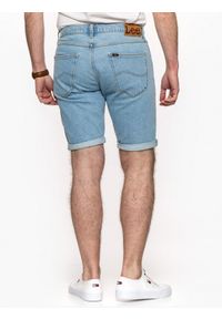 Lee - LEE 5 POCKET SHORT MĘSKIE SZORTY JEANSOWE JEANS LIGHT ALTON L73EMWJU. Materiał: jeans