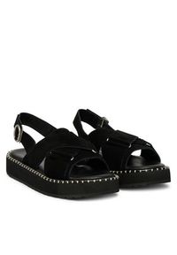 EMU Australia Sandały Morna W13284 Czarny. Kolor: czarny. Materiał: materiał #3