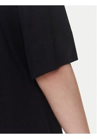 Emporio Armani Sukienka codzienna EW000618 AF12187 UC001 Czarny Loose Fit. Okazja: na co dzień. Kolor: czarny. Materiał: wiskoza. Typ sukienki: proste. Styl: casual