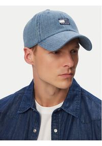 Tommy Jeans Czapka z daszkiem Tjm Heritage Over Dyed Denim Cap AM0AM13853 Niebieski. Kolor: niebieski. Materiał: bawełna #2