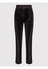 Juicy Couture Spodnie dresowe Del Ray JCAP180 Czarny Regular Fit. Kolor: czarny. Materiał: syntetyk #5