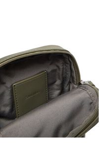 Calvin Klein Saszetka Sleek Slim Reporter LV04D3233G Zielony. Kolor: zielony. Materiał: materiał #4