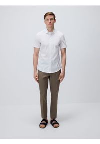 Reserved - Bawełniana koszula super slim fit - biały. Kolor: biały. Materiał: bawełna #1