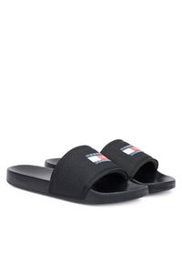 Tommy Jeans Klapki Tjm Pool Slide EM0EM01673 Czarny. Kolor: czarny. Materiał: materiał #3