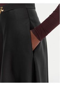 Elisabetta Franchi Spódnica midi GO-156-61E2-V320 Czarny Regular Fit. Kolor: czarny. Materiał: syntetyk #4