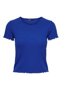 only - ONLY T-Shirt Emma 15201206 Niebieski Regular Fit. Kolor: niebieski. Materiał: wiskoza #3
