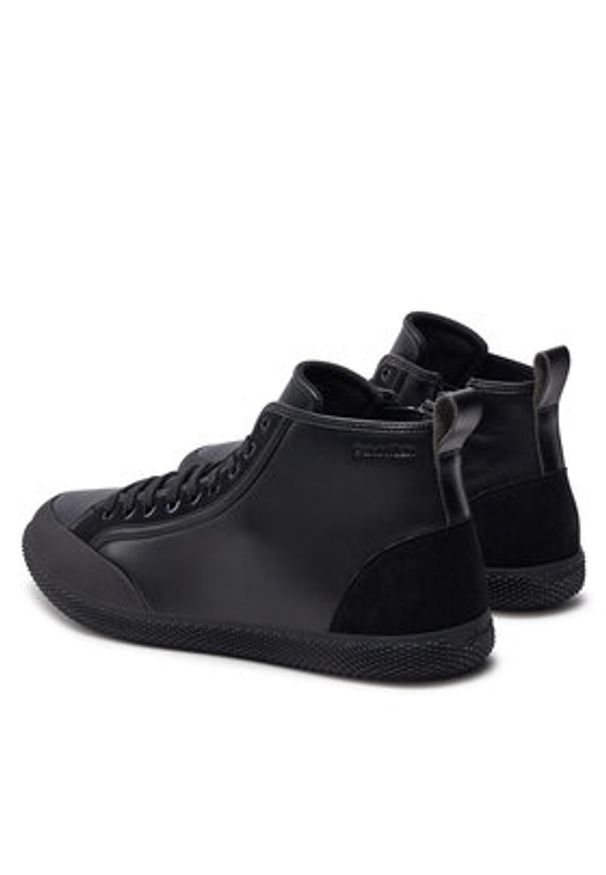 Calvin Klein Sneakersy HM0HM01586 Czarny. Kolor: czarny. Materiał: skóra