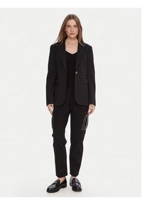 Gaudi Spodnie materiałowe 521BD24003 Czarny Slim Fit. Kolor: czarny. Materiał: wiskoza #4