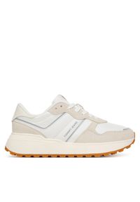 Tommy Jeans Sneakersy Tjw Cleated Runner EN0EN02788 Biały. Kolor: biały. Materiał: zamsz, skóra