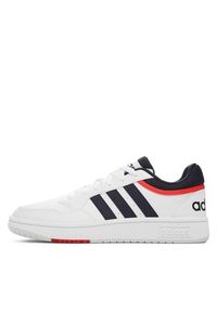 Adidas - adidas Sneakersy Hoops 3.0 Low Classic Vintage Shoes GY5427 Biały. Kolor: biały. Materiał: materiał #5