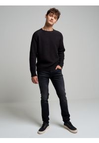 Big-Star - Spodnie jeans męskie skinny czarne Deric 950. Stan: podwyższony. Kolor: czarny. Styl: elegancki #6