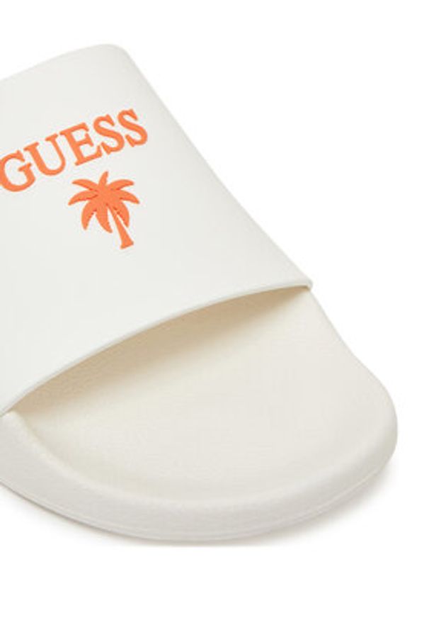 Guess Klapki F5GZ05 BB00F Biały. Kolor: biały