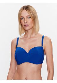Chantelle Góra od bikini Celestial C12T50 Niebieski. Kolor: niebieski. Materiał: syntetyk