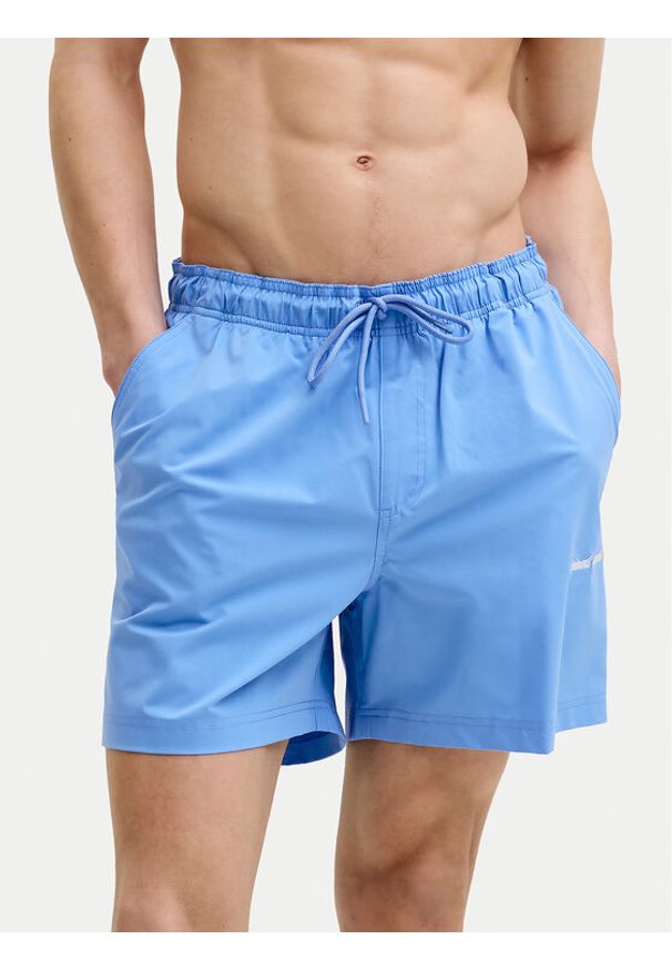 Jack & Jones Szorty kąpielowe Maui Norrebro 12291434 Błękitny Regular Fit. Kolor: niebieski. Materiał: syntetyk