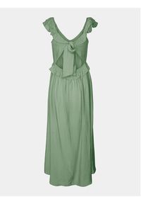 Vero Moda Sukienka letnia Josie 10303761 Zielony Regular Fit. Kolor: zielony. Materiał: wiskoza. Sezon: lato
