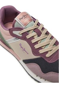 Pepe Jeans Sneakersy PLS40022 Fioletowy. Kolor: fioletowy. Materiał: materiał #2