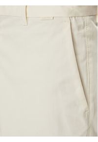 Calvin Klein Szorty materiałowe Sateen K10K112831 Écru Regular Fit. Materiał: bawełna