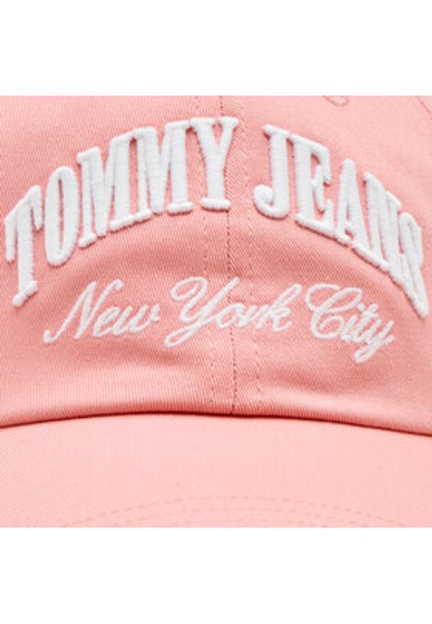 Tommy Jeans Czapka z daszkiem Hot Summer AW0AW15959 Różowy. Kolor: różowy. Materiał: bawełna