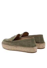 Lauren Ralph Lauren - LAUREN RALPH LAUREN Espadryle Luize 802953958008 Khaki. Kolor: brązowy. Materiał: skóra, zamsz #4