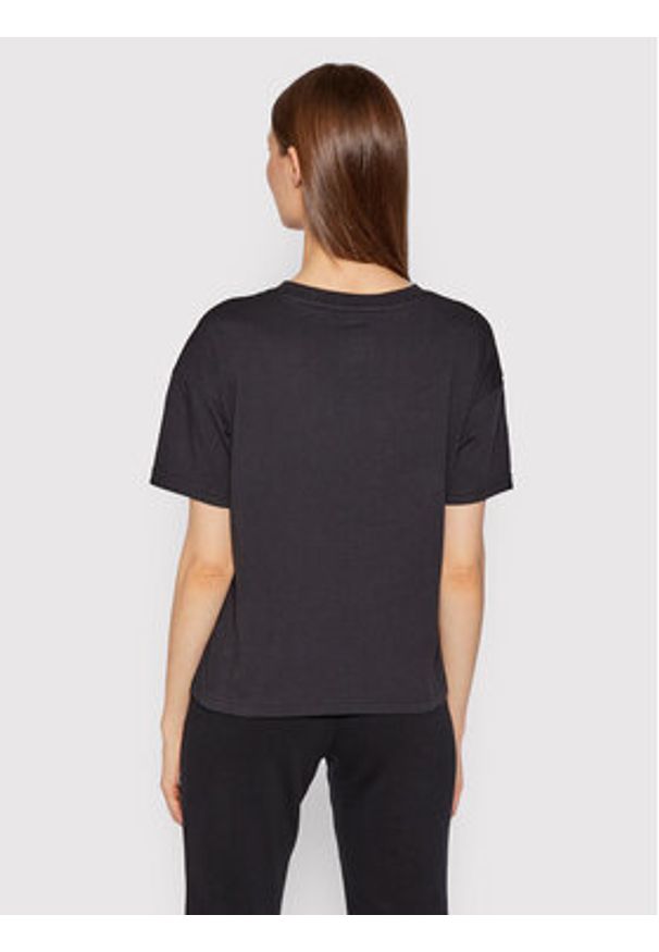 New Balance T-Shirt WT03805 Czarny Relaxed Fit. Kolor: czarny. Materiał: syntetyk, bawełna