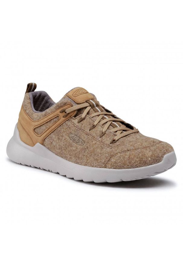 keen - Buty turystyczne męskie Keen Highland Arway beżowe. Kolor: beżowy