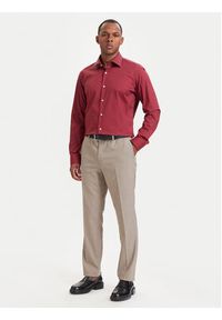 BOSS Koszula 50473265 Czerwony Regular Fit. Kolor: czerwony. Materiał: bawełna #4