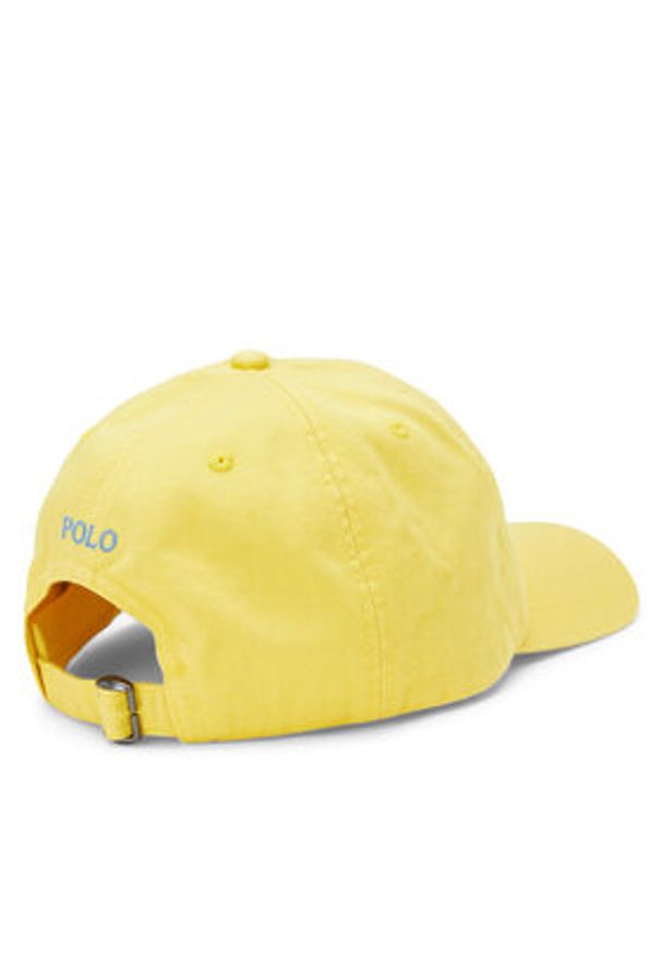 Polo Ralph Lauren Czapka z daszkiem 323785653053 Żółty. Kolor: żółty. Materiał: materiał, bawełna