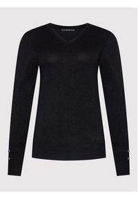 Guess Sweter W2YR31 Z2V62 Czarny Regular Fit. Kolor: czarny. Materiał: wiskoza