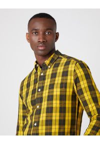 Wrangler - WRANGLER LS 1PKT BUTTON DOWN MĘSKA KOSZULA GOLDEN ROD W5F34MX1K. Typ kołnierza: button down #5