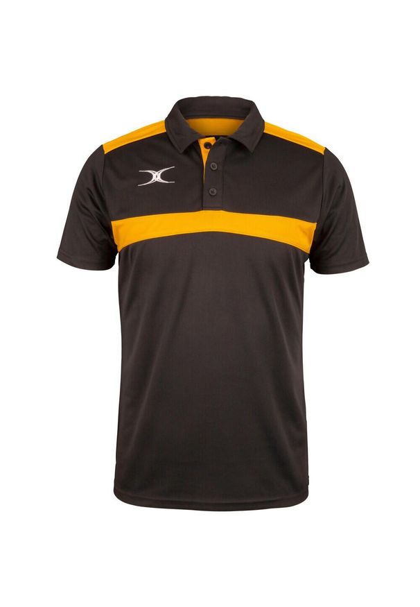 GILBERT - Polo Gilbert Photon. Okazja: na co dzień. Typ kołnierza: polo. Kolor: wielokolorowy, żółty, czarny, brązowy. Styl: casual, sportowy