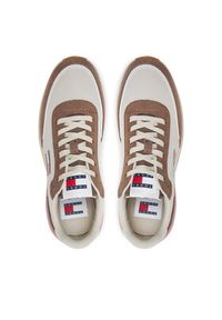 Tommy Jeans Sneakersy Tjw Tech Runner Ess EN0EN02511 Kolorowy. Materiał: materiał. Wzór: kolorowy