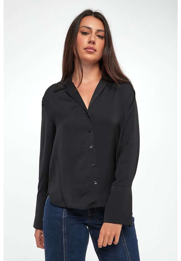 Koszula damska satynowa DKNY. Materiał: satyna