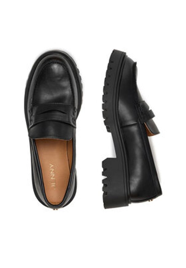 Jenny - JENNY Loafersy CEO-HY2T630-5 Czarny. Kolor: czarny. Materiał: materiał, syntetyk