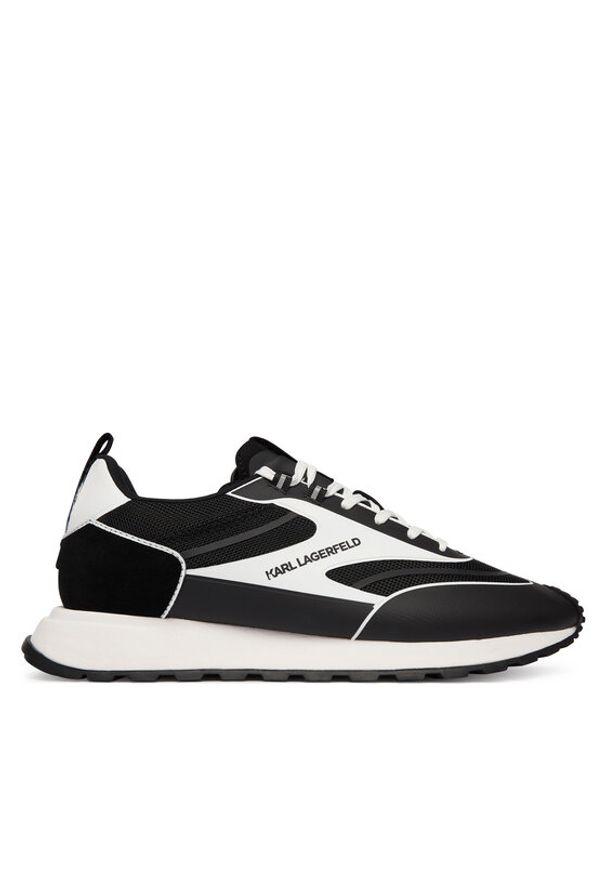 Karl Lagerfeld - KARL LAGERFELD Sneakersy Kairo KL51129A Czarny. Kolor: czarny. Materiał: skóra