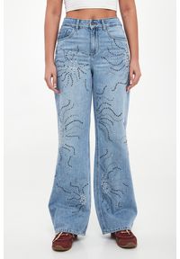 Liu Jo - Jeansy damskie z kryształkami LIU JO #4