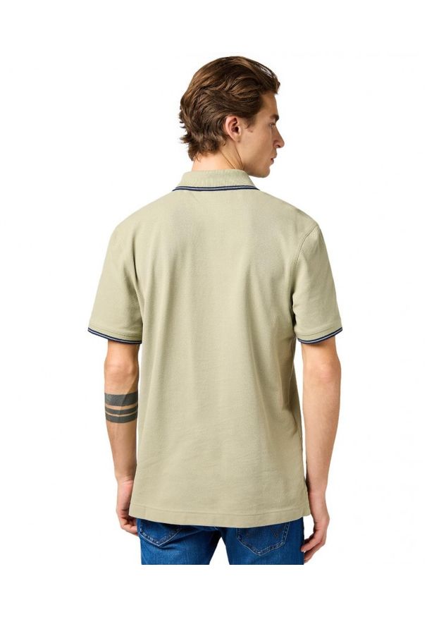 Wrangler - MESKA KOSZULKA WRANGLER POLO SHIRT TEA 112362829. Typ kołnierza: polo