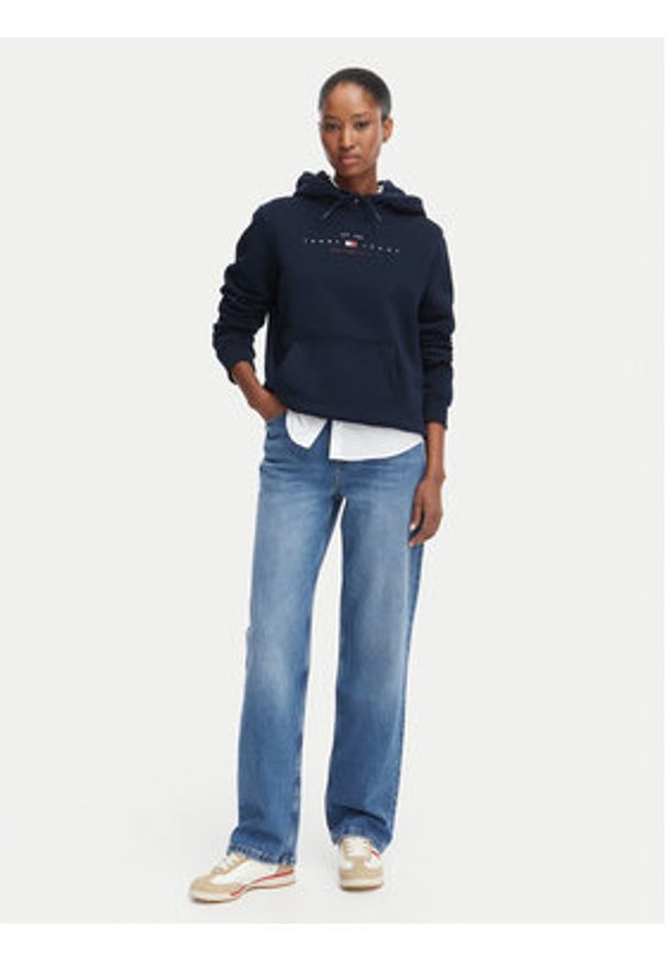Tommy Jeans Jeansy Layla DW0DW23158 Niebieski Straight Fit. Kolor: niebieski