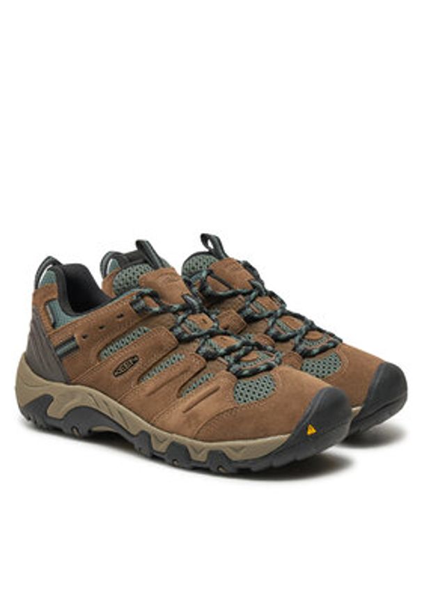 keen - Keen Trekkingi Headout Waterproof Hiking Shoe 1028309 Brązowy. Kolor: brązowy. Materiał: zamsz, skóra