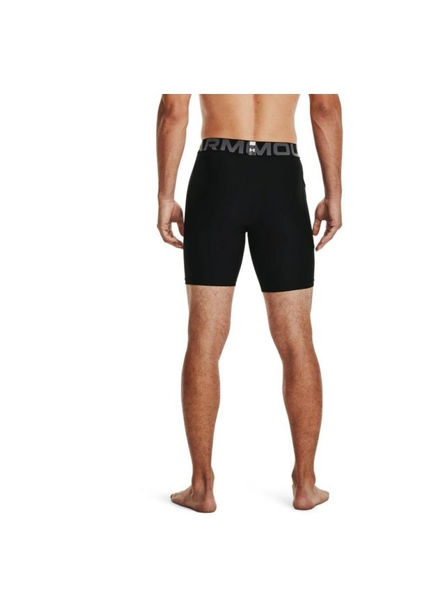 Spodenki męskie Under Armour HeatGear® kompresyjne. Kolor: czarny. Materiał: materiał. Sport: fitness