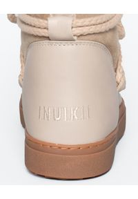 Inuikii - INUIKII - Beżowe zamszowe śniegowce. Okazja: na co dzień. Kolor: brązowy. Materiał: zamsz. Styl: casual, sportowy #6