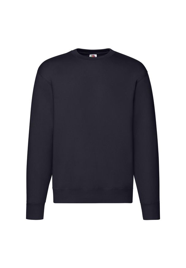 FRUIT OF THE LOOM - Męska Bluza Rozpinana Premium. Kolor: niebieski