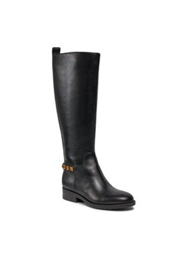 Guess Oficerki FL8BYO LEA11 Czarny. Kolor: czarny. Materiał: skóra