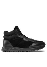 Fabi Sneakersy FU0351 Czarny. Kolor: czarny. Materiał: zamsz, skóra #1