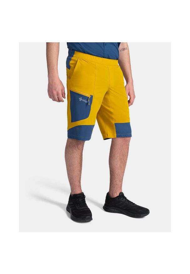 Męskie spodnie outdoorowe Kilpi BREADY-M. Kolor: żółty