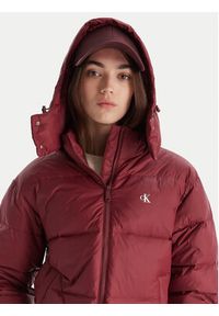 Calvin Klein Jeans Kurtka puchowa Essential LV047D501G Bordowy Relaxed Fit. Kolor: czerwony. Materiał: syntetyk #4