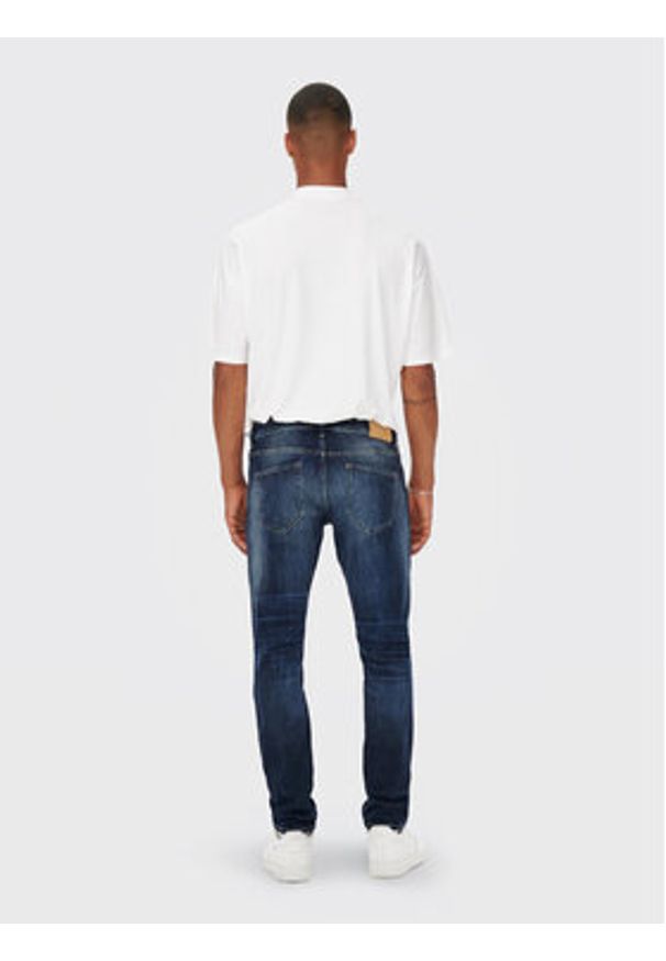 Only & Sons Jeansy Weft 22023251 Granatowy Regular Fit. Kolor: niebieski