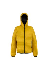 Regatta - Męska Ocieplana Kurtka Rigain. Kolor: żółty. Materiał: puch. Sport: turystyka piesza #1