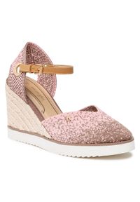 Espadryle Wrangler Isla Knit WL21620A Rose 080. Kolor: różowy. Materiał: materiał