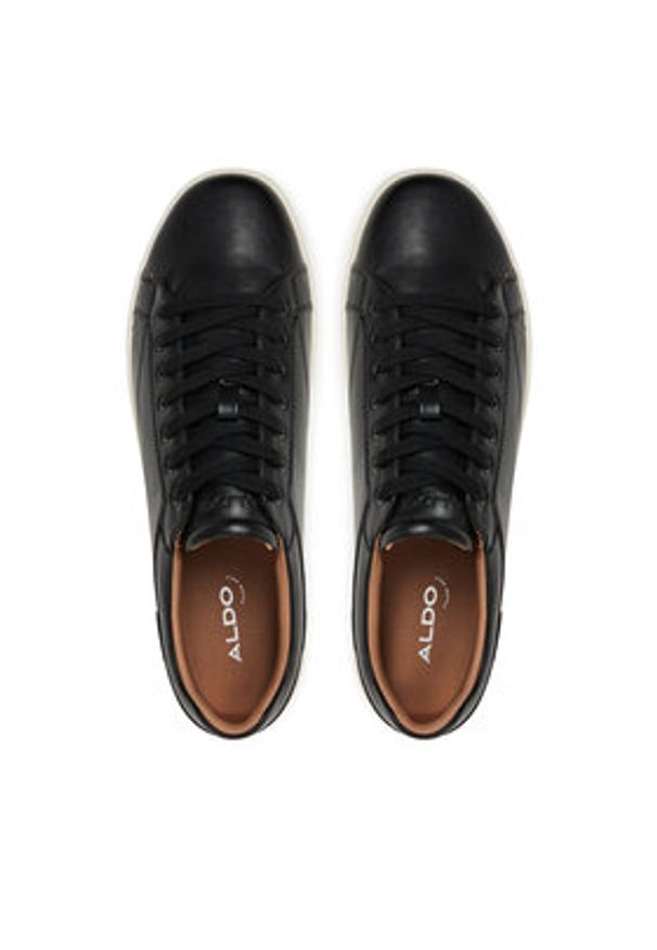 Aldo Sneakersy Poker 13963597 Czarny. Kolor: czarny. Materiał: skóra
